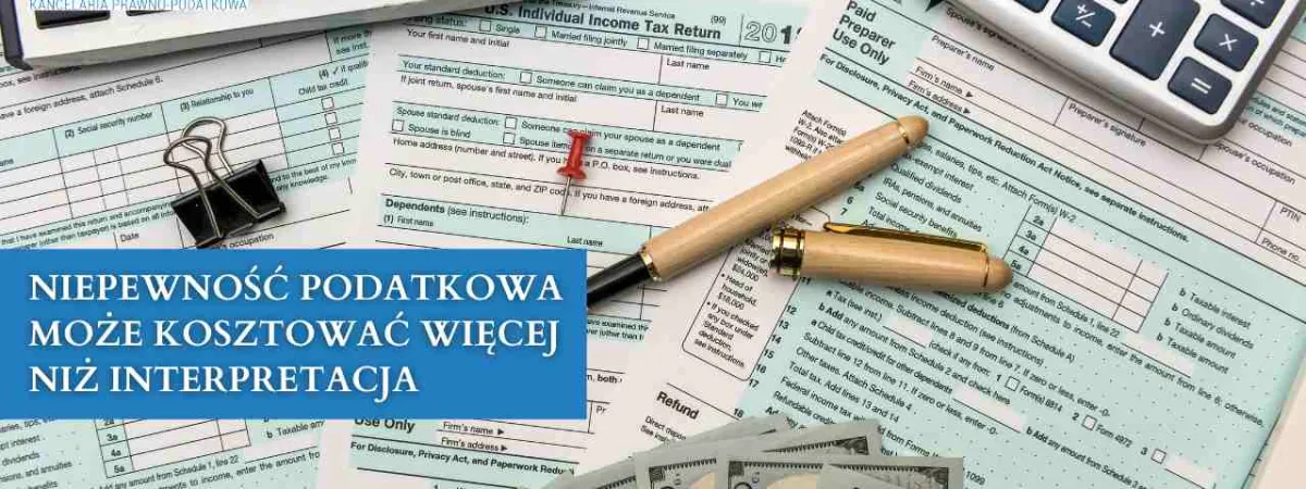 Interpretacja podatkowa daje ochronę