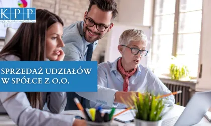 SPRZEDAŻ UDZIAŁÓW W SPÓŁCE Z O.O.