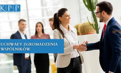 Uchwały zgromadzenia wspólników