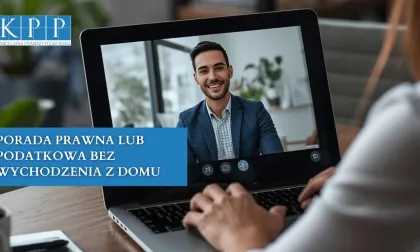 💻 Potrzebujesz porady prawnej lub podatkowej, ale brakuje Ci czasu na spotkania stacjonarne?